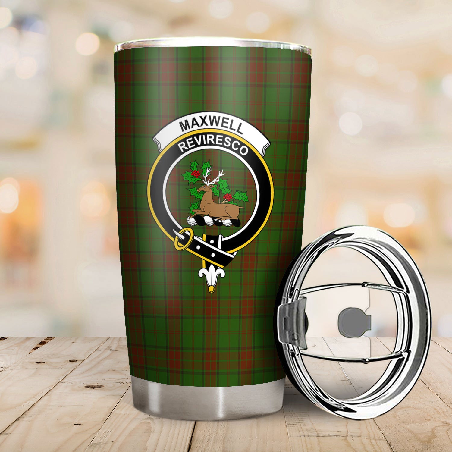 Maxwell Hunting Tartan Crest Tumbler