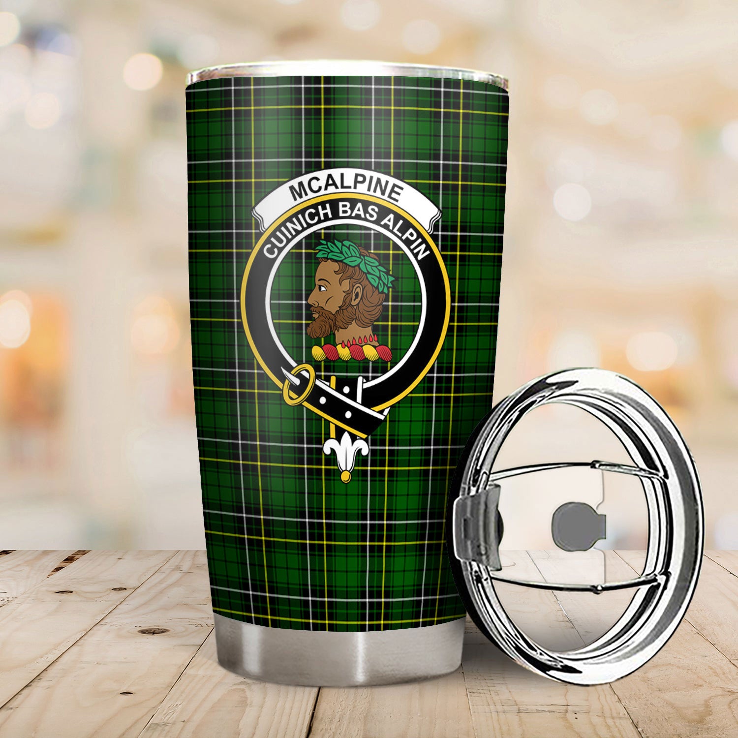 McAlpine Modern Tartan Crest Tumbler