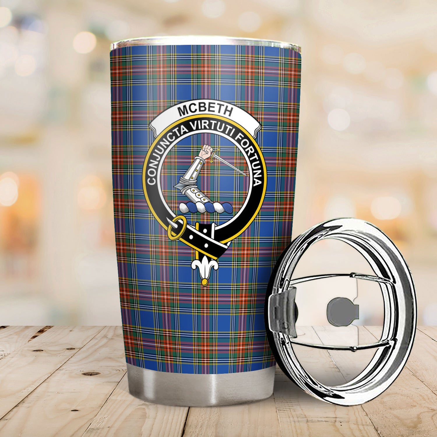 McBeth Ancient Tartan Crest Tumbler