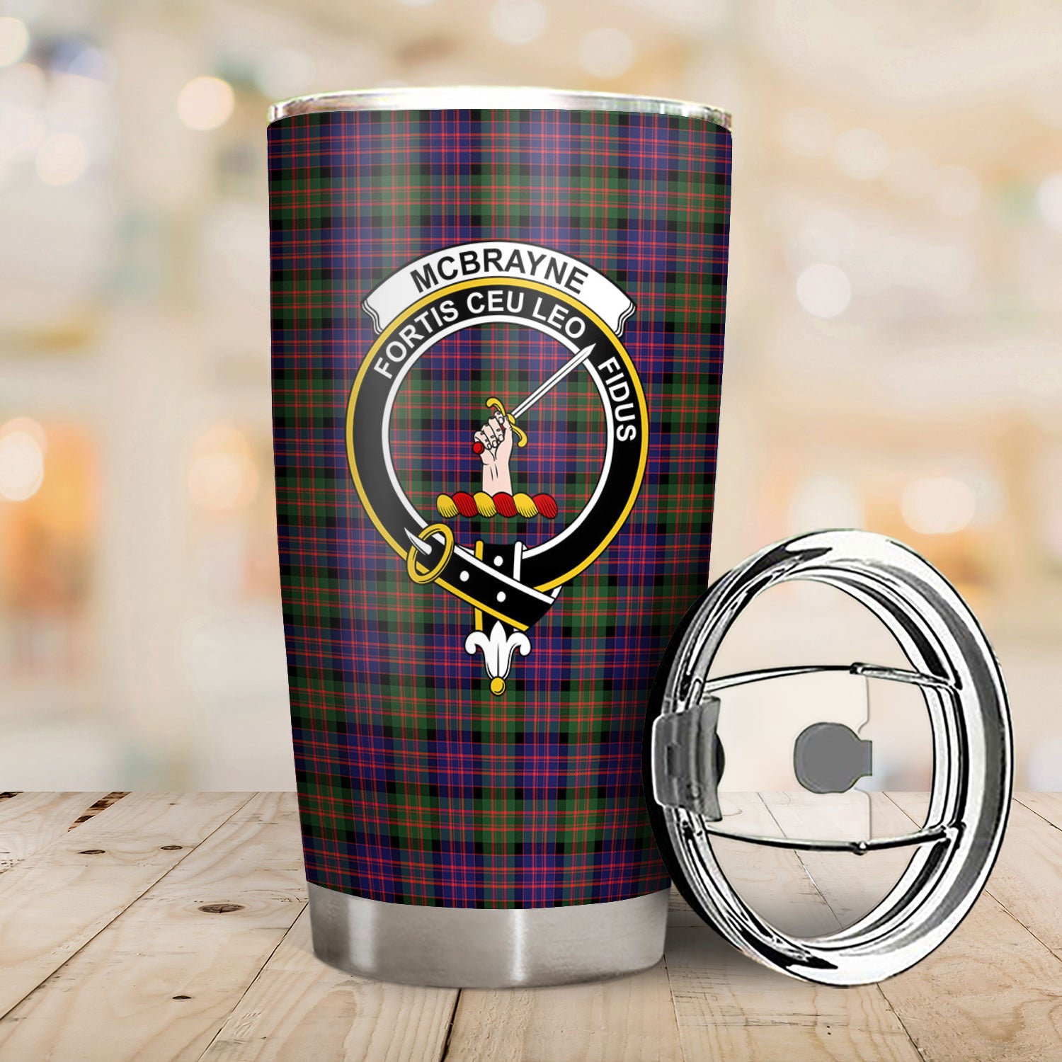 McBrayne Tartan Crest Tumbler