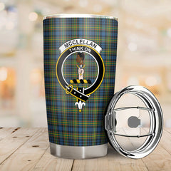 McClellan Ancient Tartan Crest Tumbler