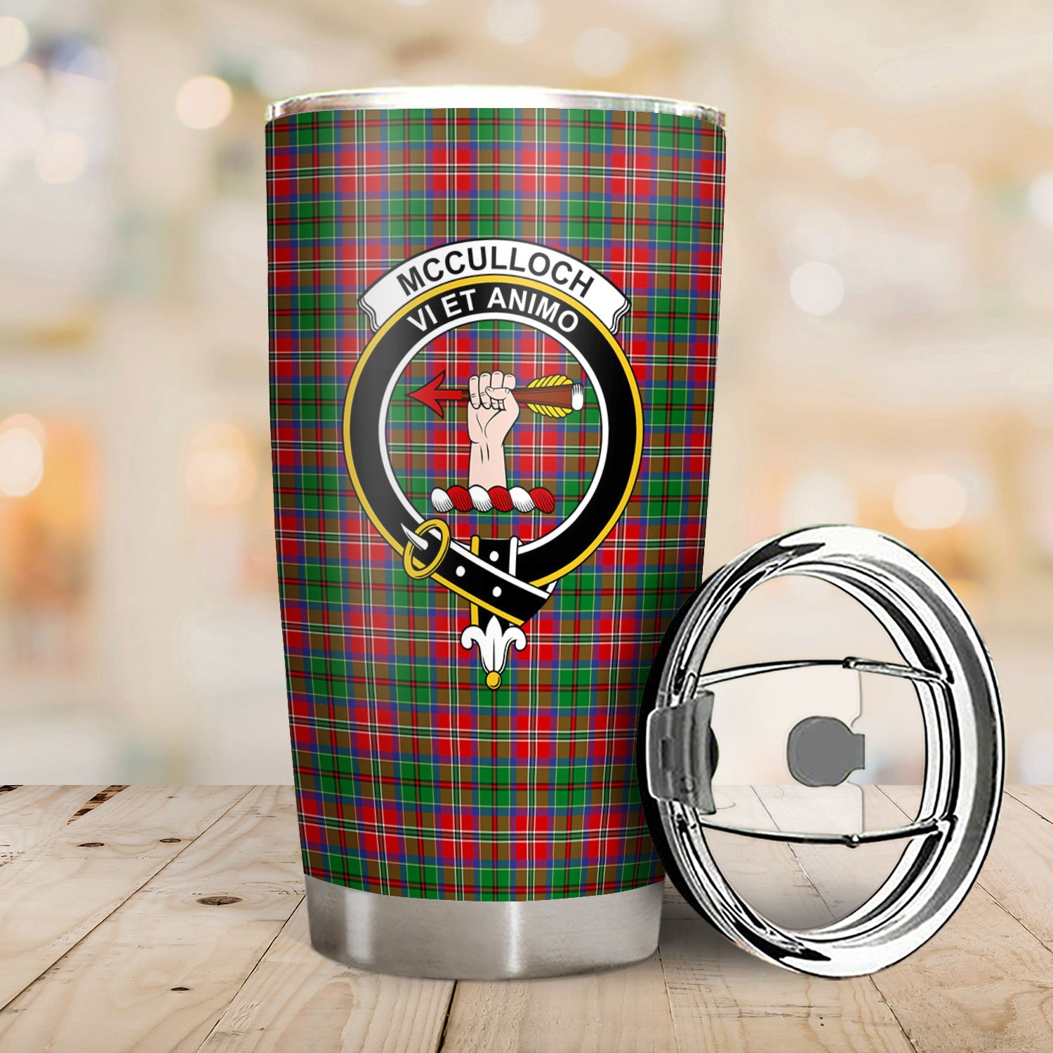 McCulloch Tartan Crest Tumbler