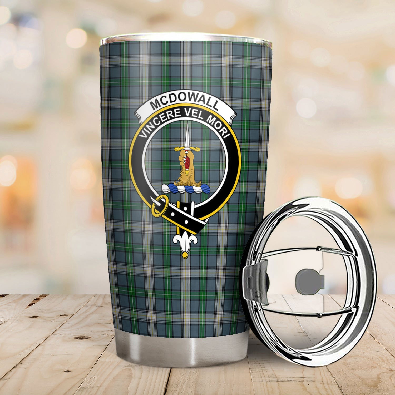 McDowall Tartan Crest Tumbler