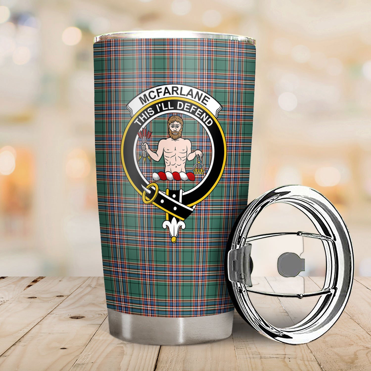 McFarlane Hunting Ancient Tartan Crest Tumbler