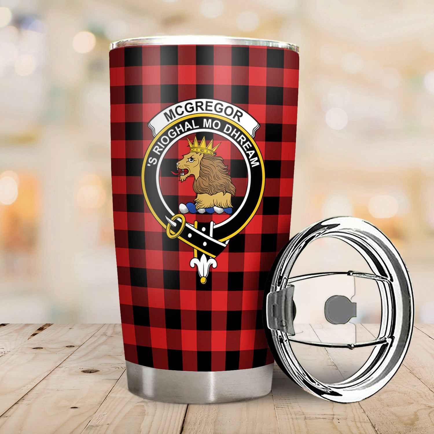 McGregor Rob Roy Modern Tartan Crest Tumbler