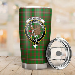 McKinnon Hunting Modern Tartan Crest Tumbler