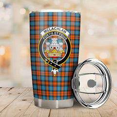 McLachlan Ancient Tartan Crest Tumbler