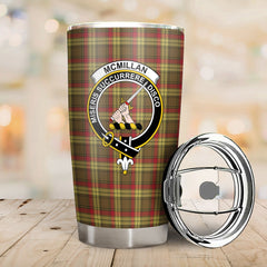 McMillan Old Weathered Tartan Crest Tumbler