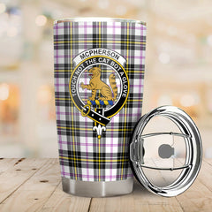 McPherson Dress Modern Tartan Crest Tumbler