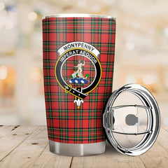 Monypenny Tartan Crest Tumbler