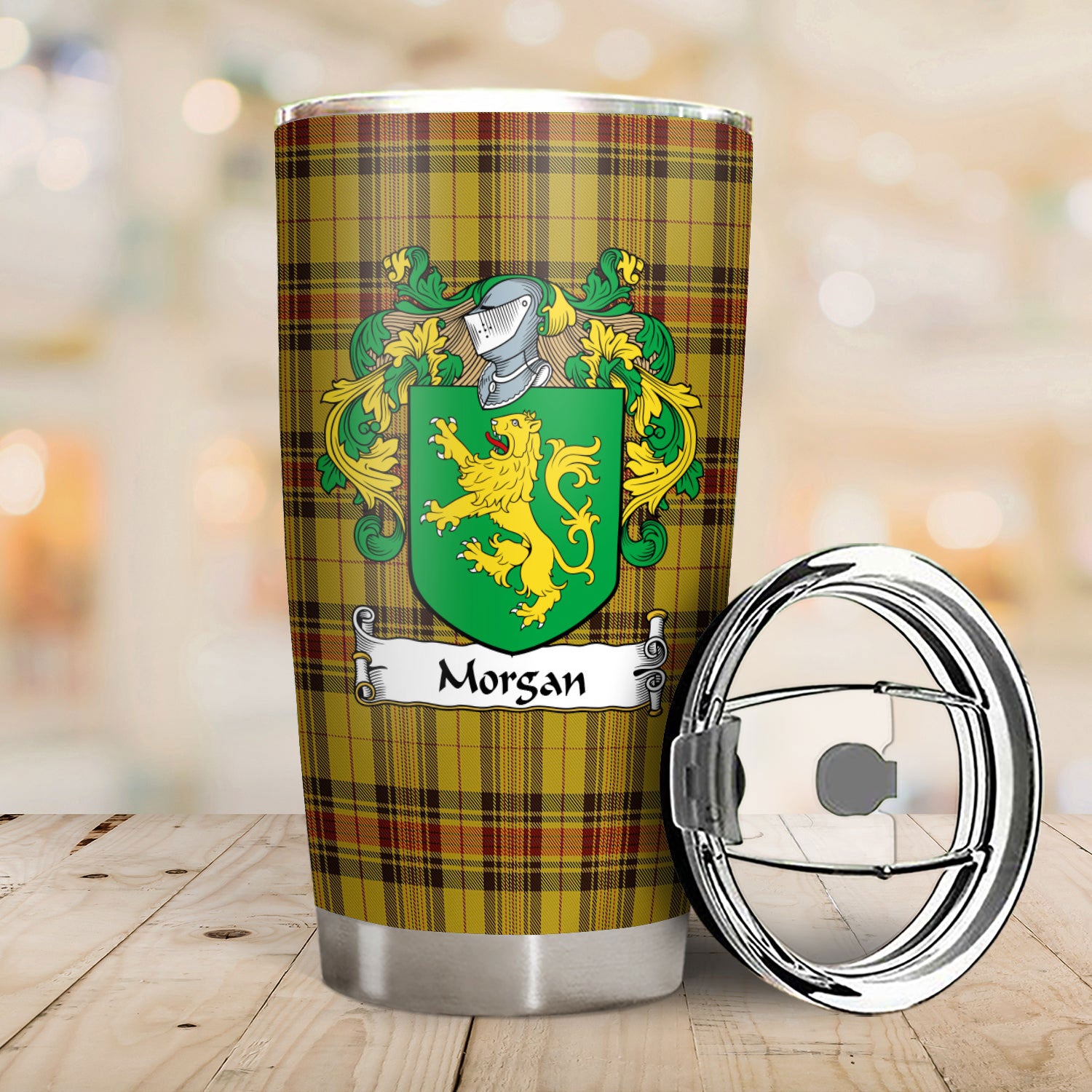 Morgan Tartan Crest Tumbler