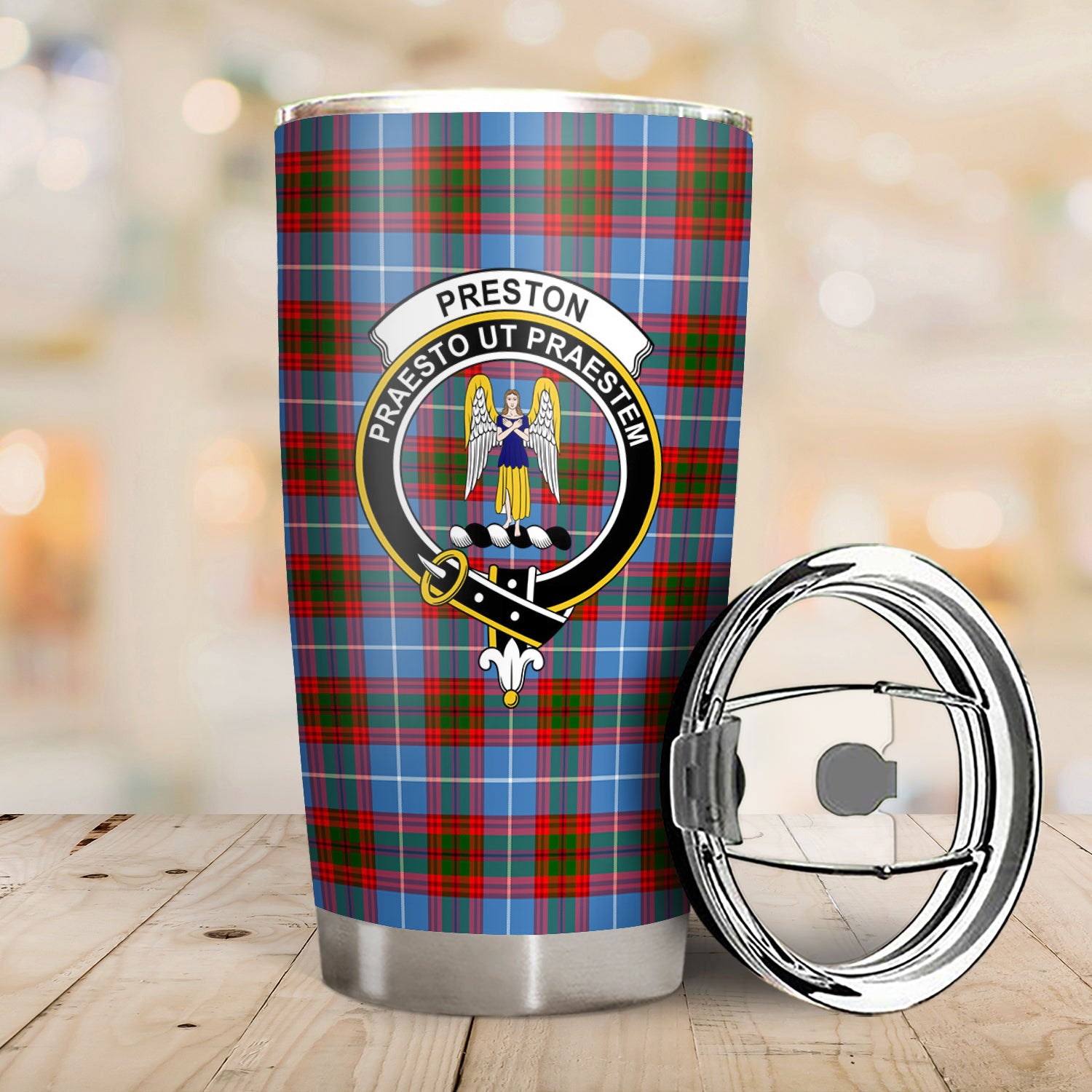 Preston Tartan Crest Tumbler