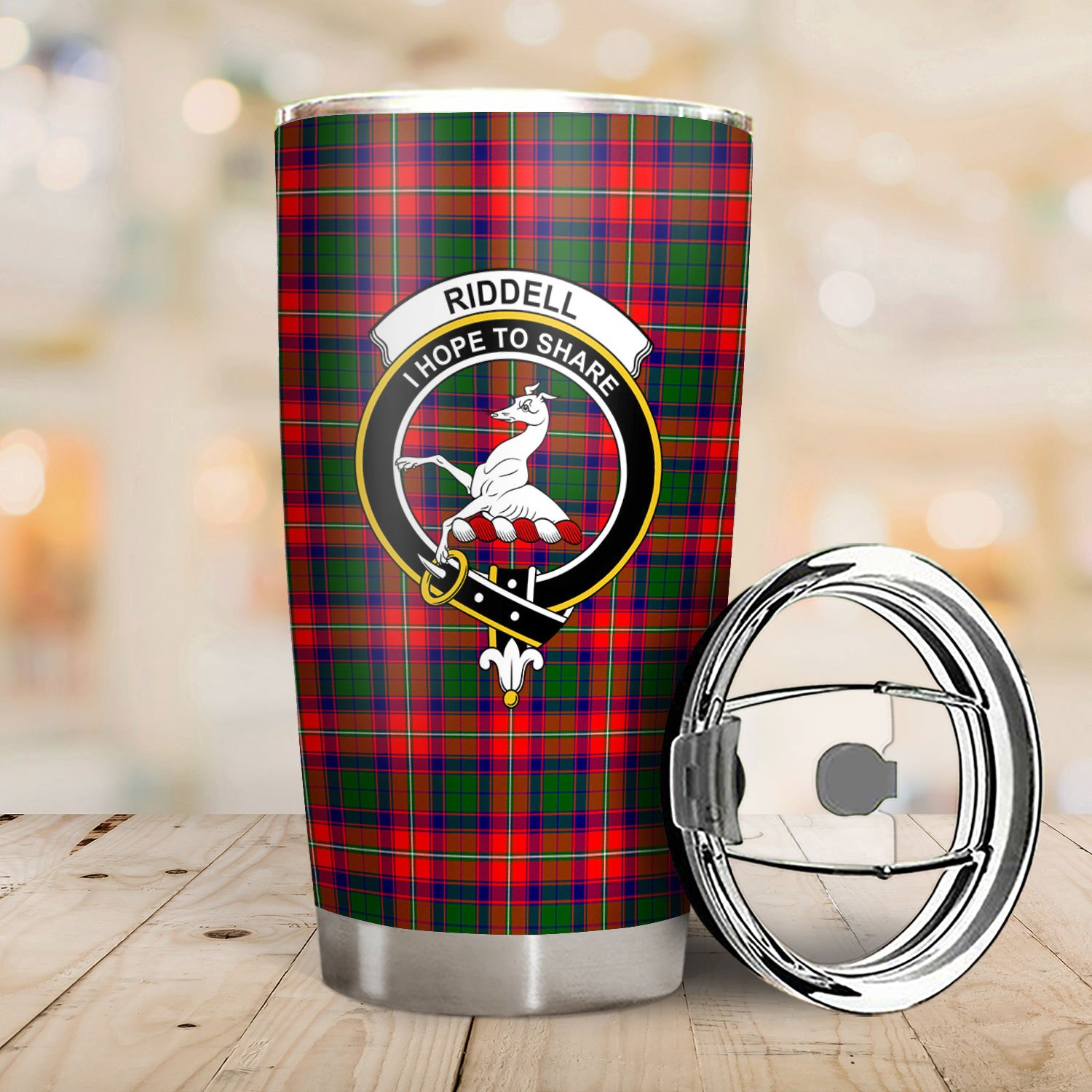 Riddell Tartan Crest Tumbler