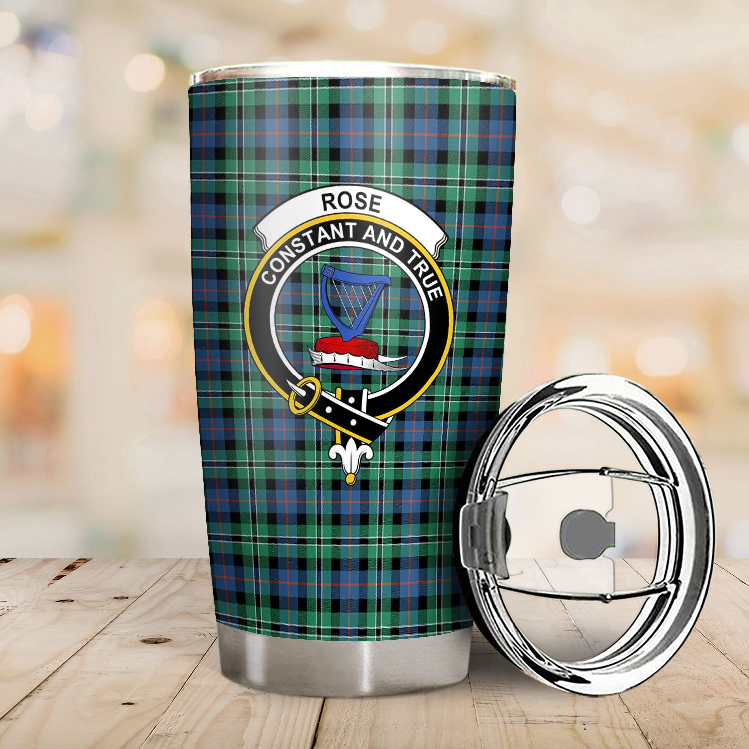 Rose Hunting Ancient Tartan Crest Tumbler