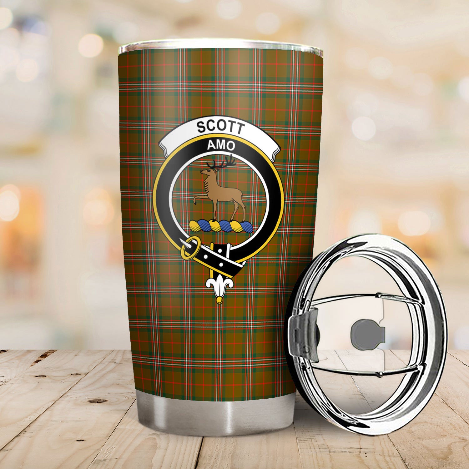 Scott Brown Modern Tartan Crest Tumbler