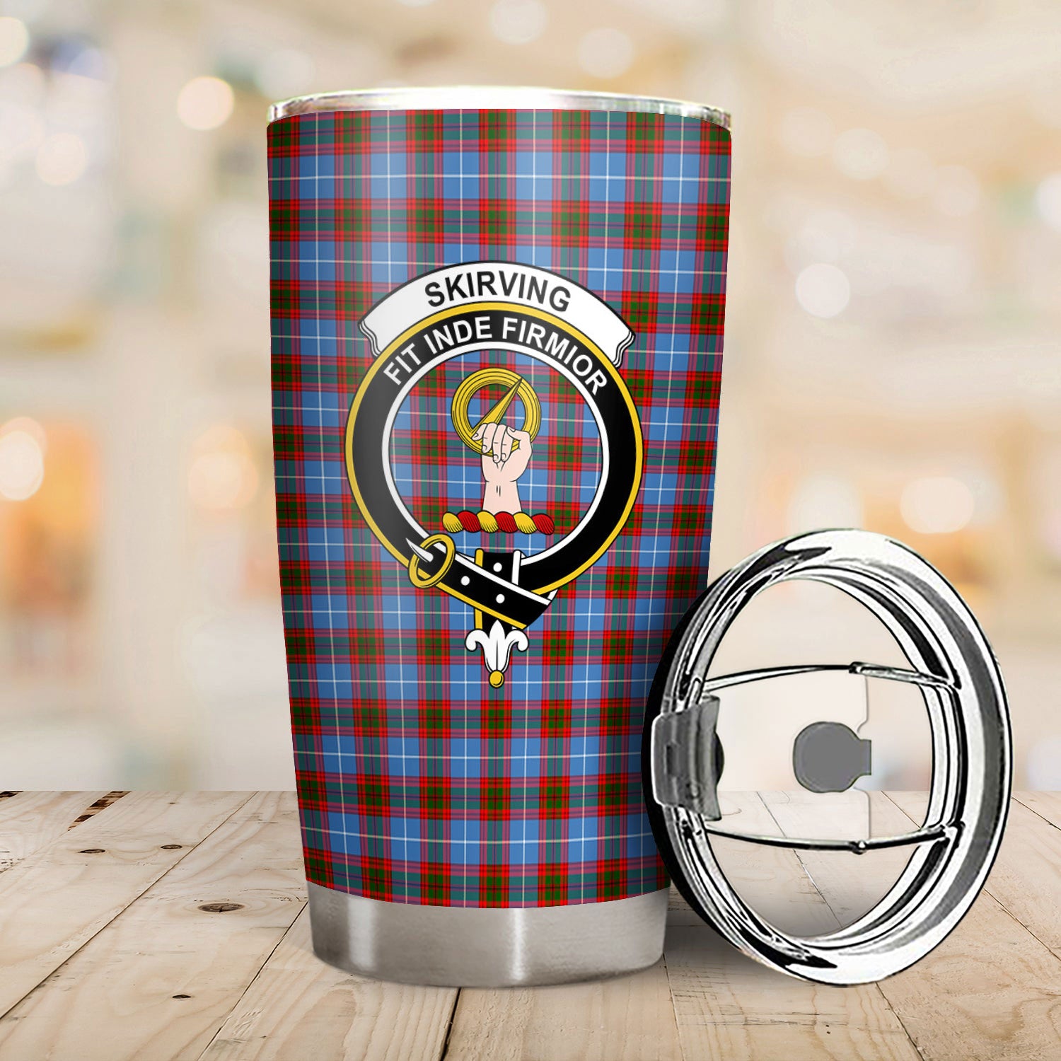 Skirving Tartan Crest Tumbler