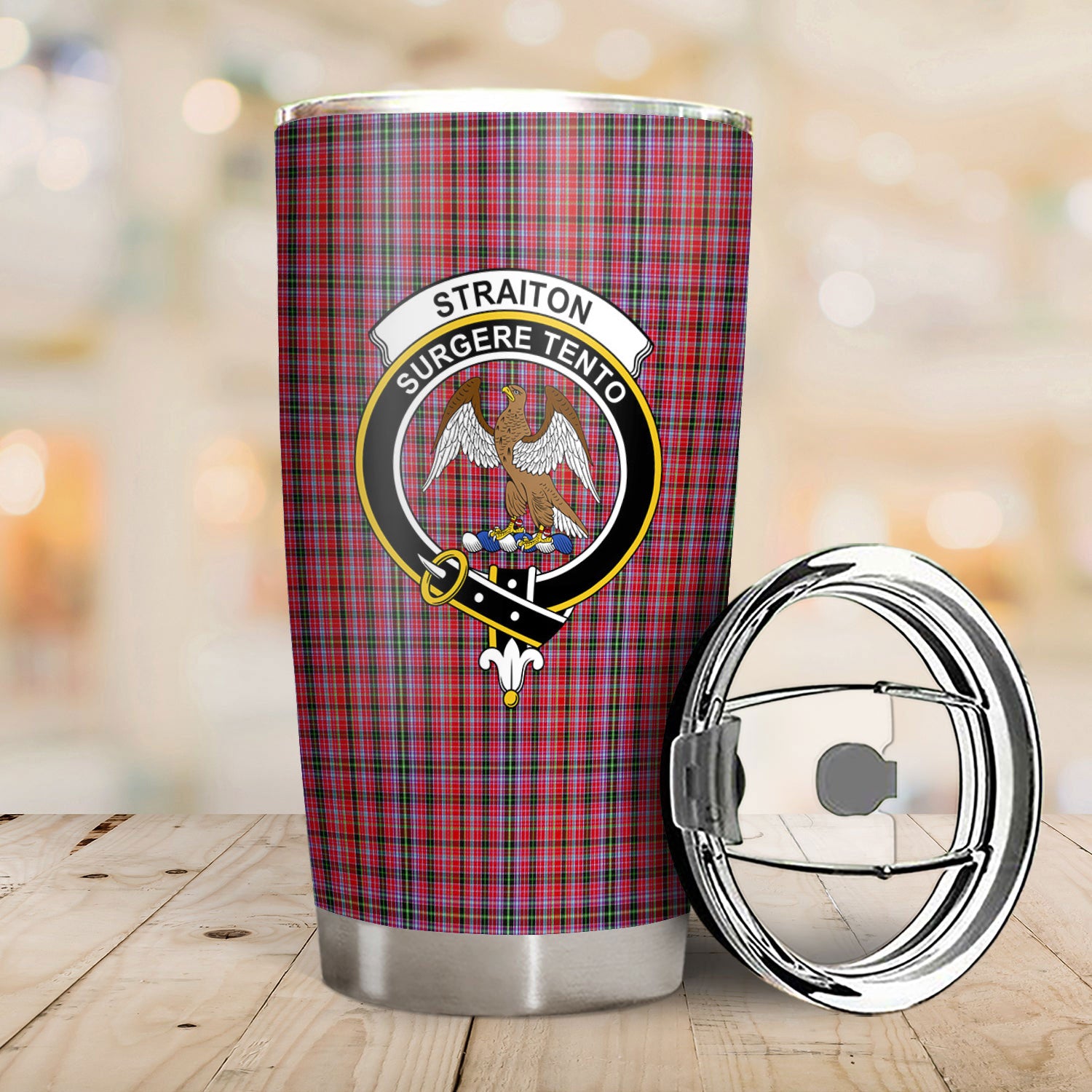 Straiton Tartan Crest Tumbler