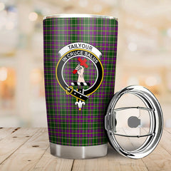 Tailyour (or Taylor) Tartan Crest Tumbler