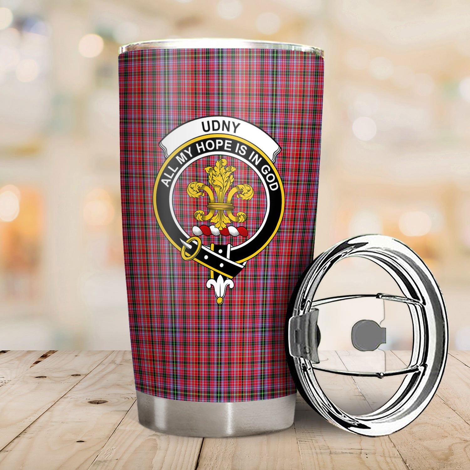 Udny Tartan Crest Tumbler