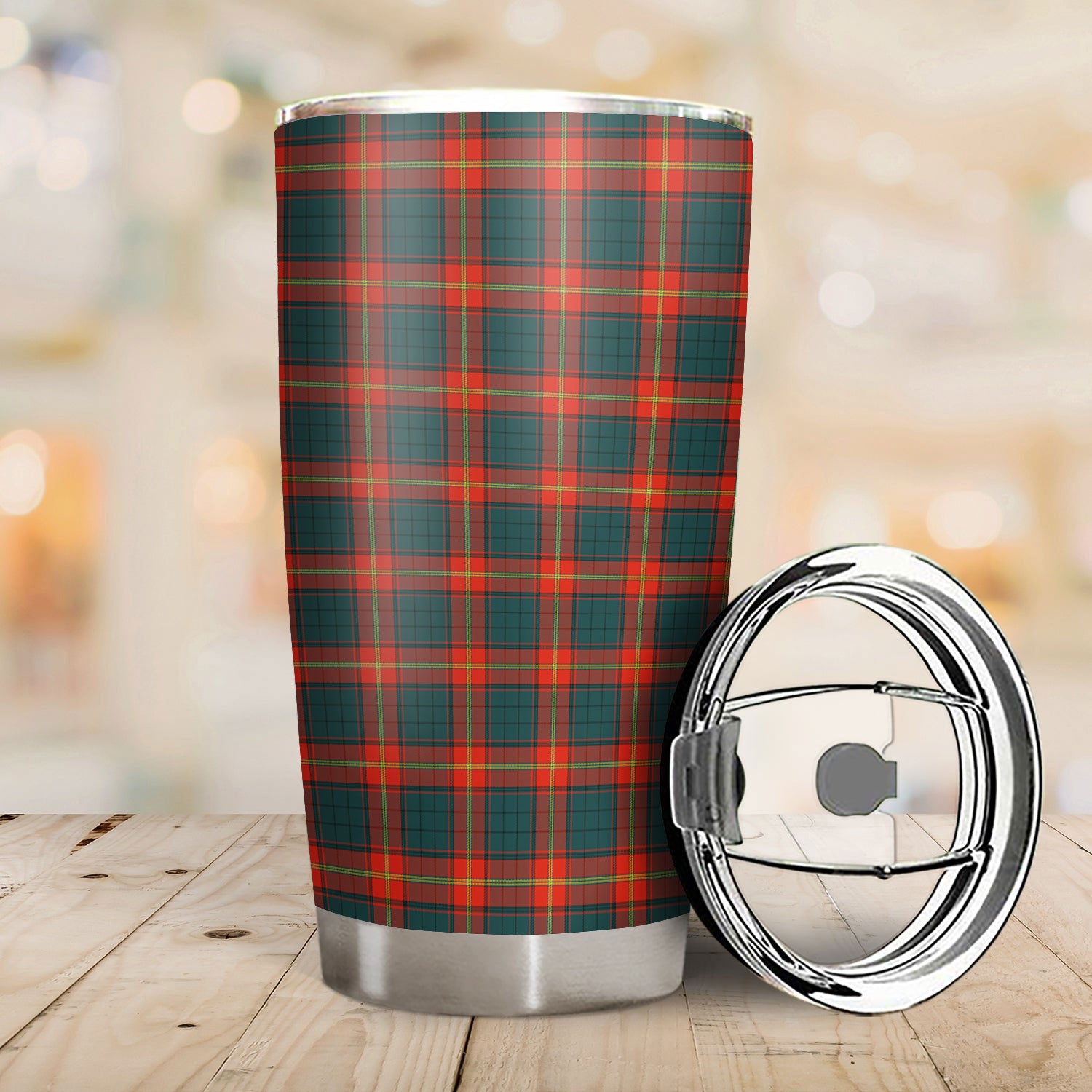 Ulster Red Tartan Tumbler