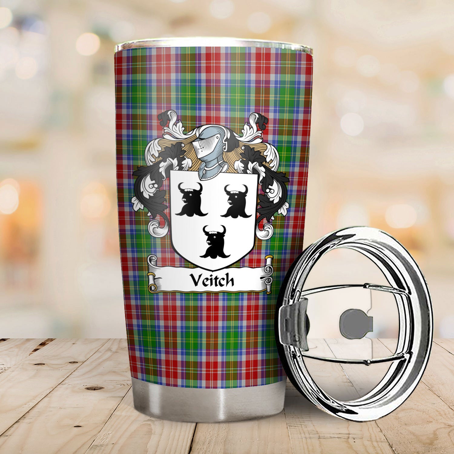 Veitch Tartan Crest Tumbler