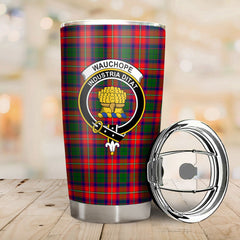 Wauchope (or Waugh) Tartan Crest Tumbler