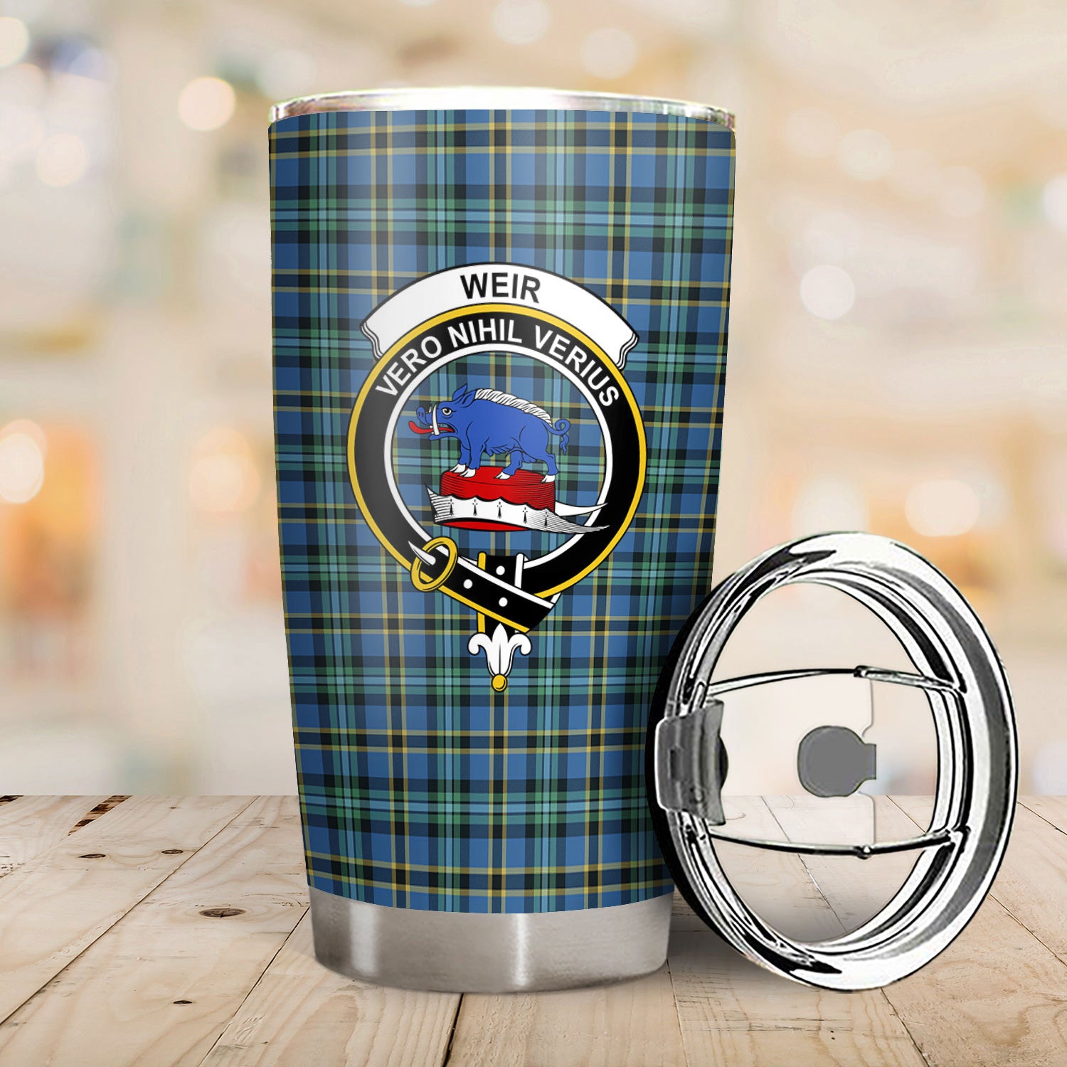 Weir Ancient Tartan Crest Tumbler