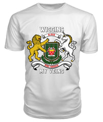 Wiggins Tartan Crest 2D T-shirt - Blood Runs Through My Veins Style