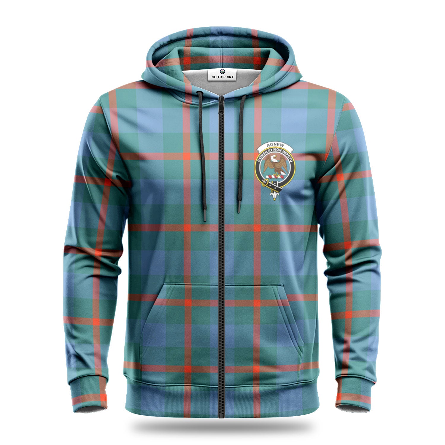 Agnew Ancient Tartan Crest Hoodie