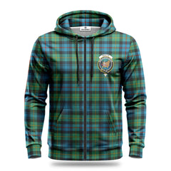 Baillie Ancient Tartan Crest Hoodie