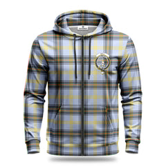 Bell of the Borders Tartan Crest Hoodie