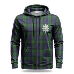 Black Watch Tartan Crest Hoodie