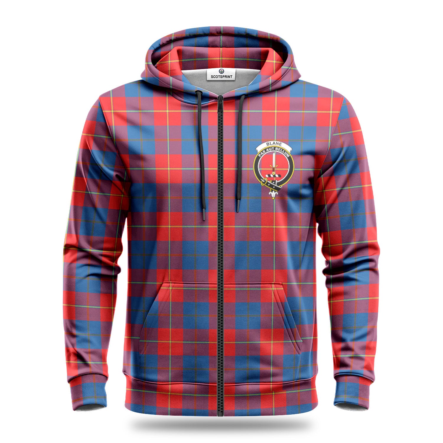 Blane Tartan Crest Hoodie