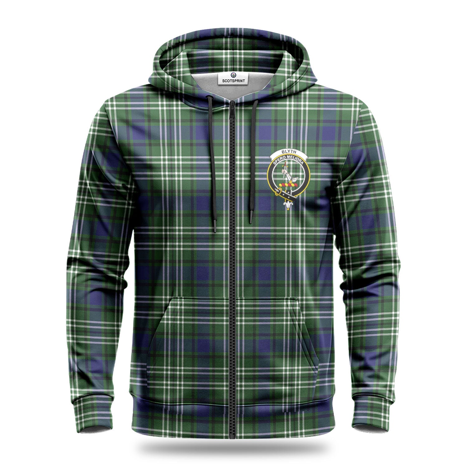 Blyth Tartan Crest Hoodie