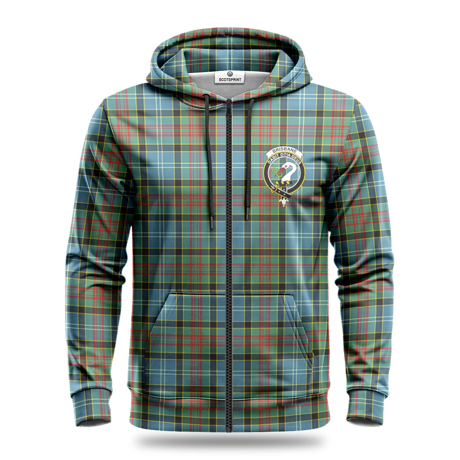 Brisbane Tartan Crest Hoodie