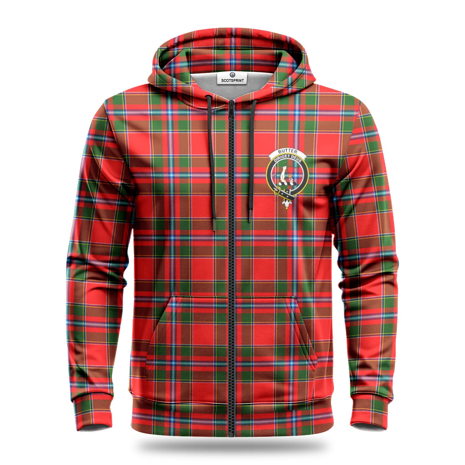 Butter Tartan Crest Hoodie