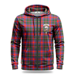 Carrick District Tartan Crest Hoodie