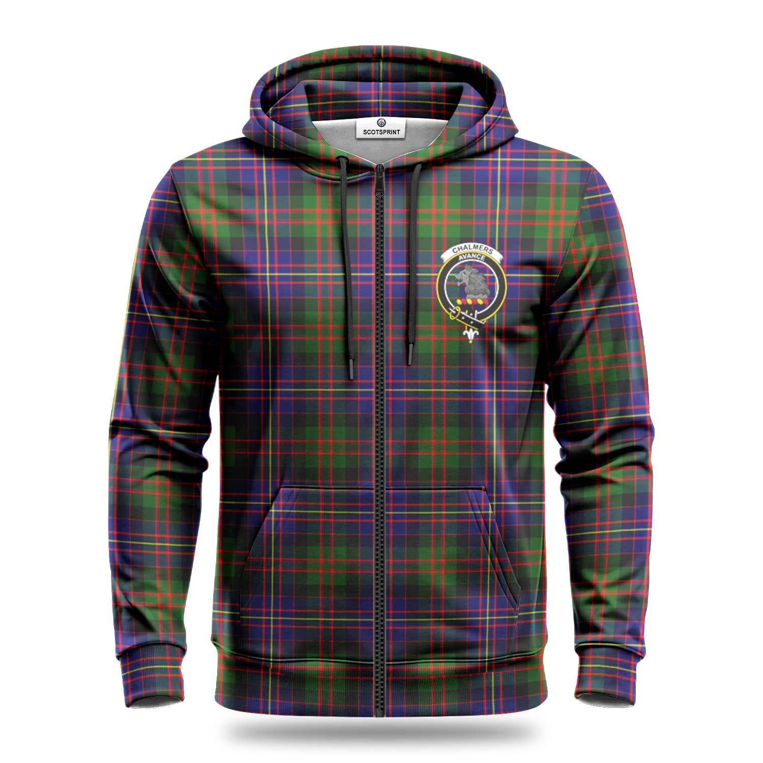 Chalmers Tartan Crest Hoodie