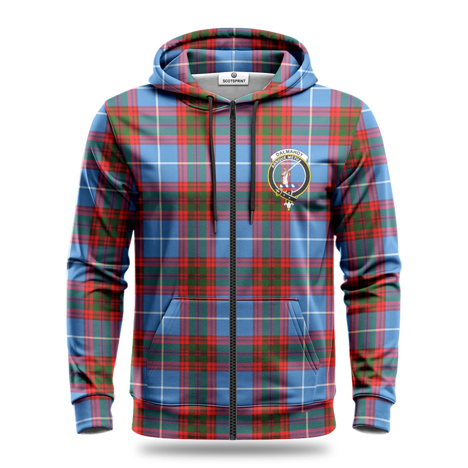 Dalmahoy Tartan Crest Hoodie