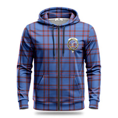 Elliot Modern Tartan Crest Hoodie