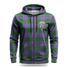 Elphinstone Tartan Crest Hoodie