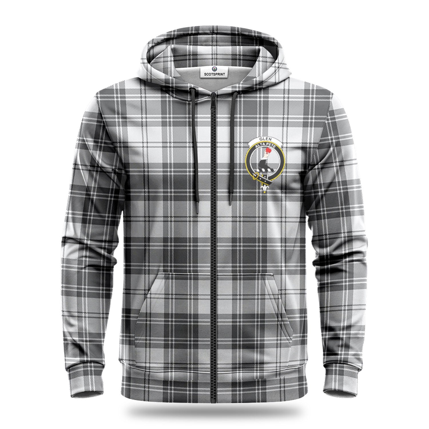 Glen Tartan Crest Hoodie