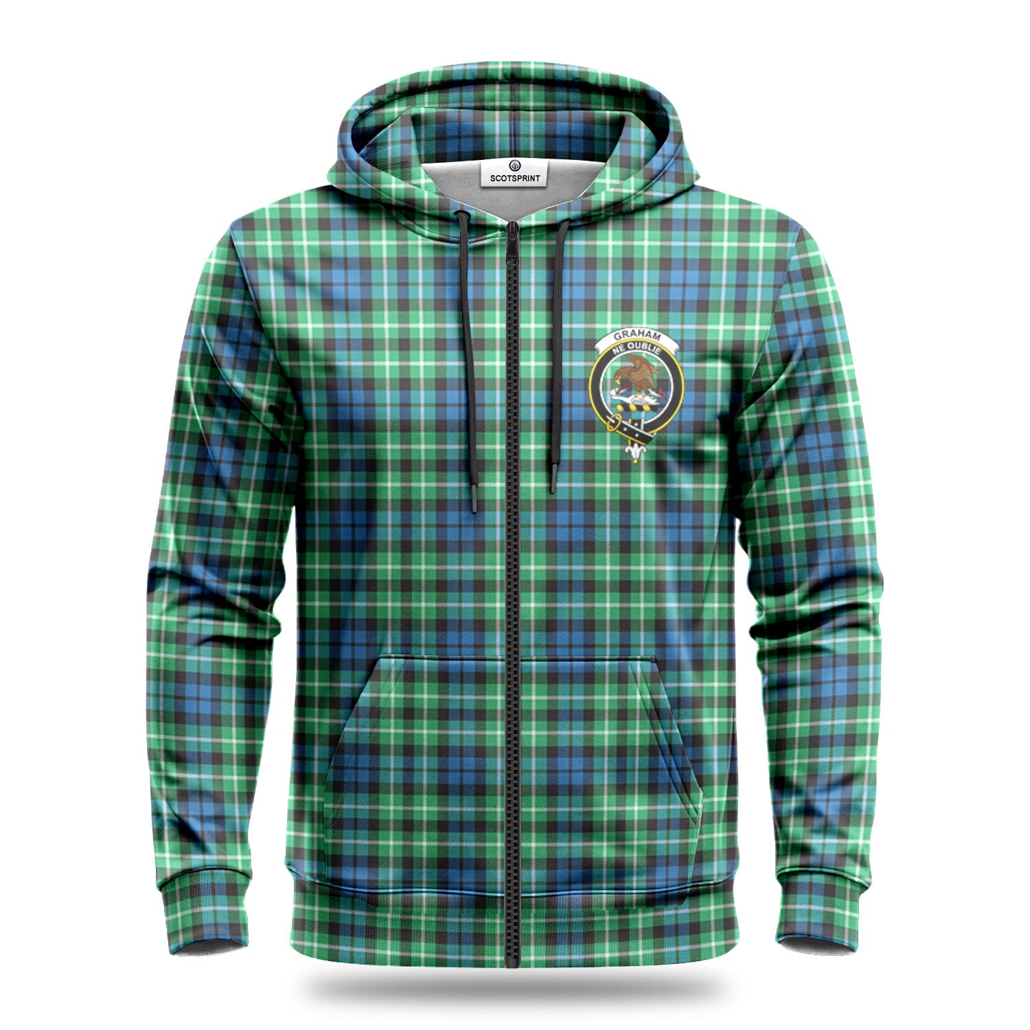 Graham of Montrose Ancient Tartan Crest Hoodie