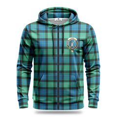 Gunn Ancient Tartan Crest Hoodie