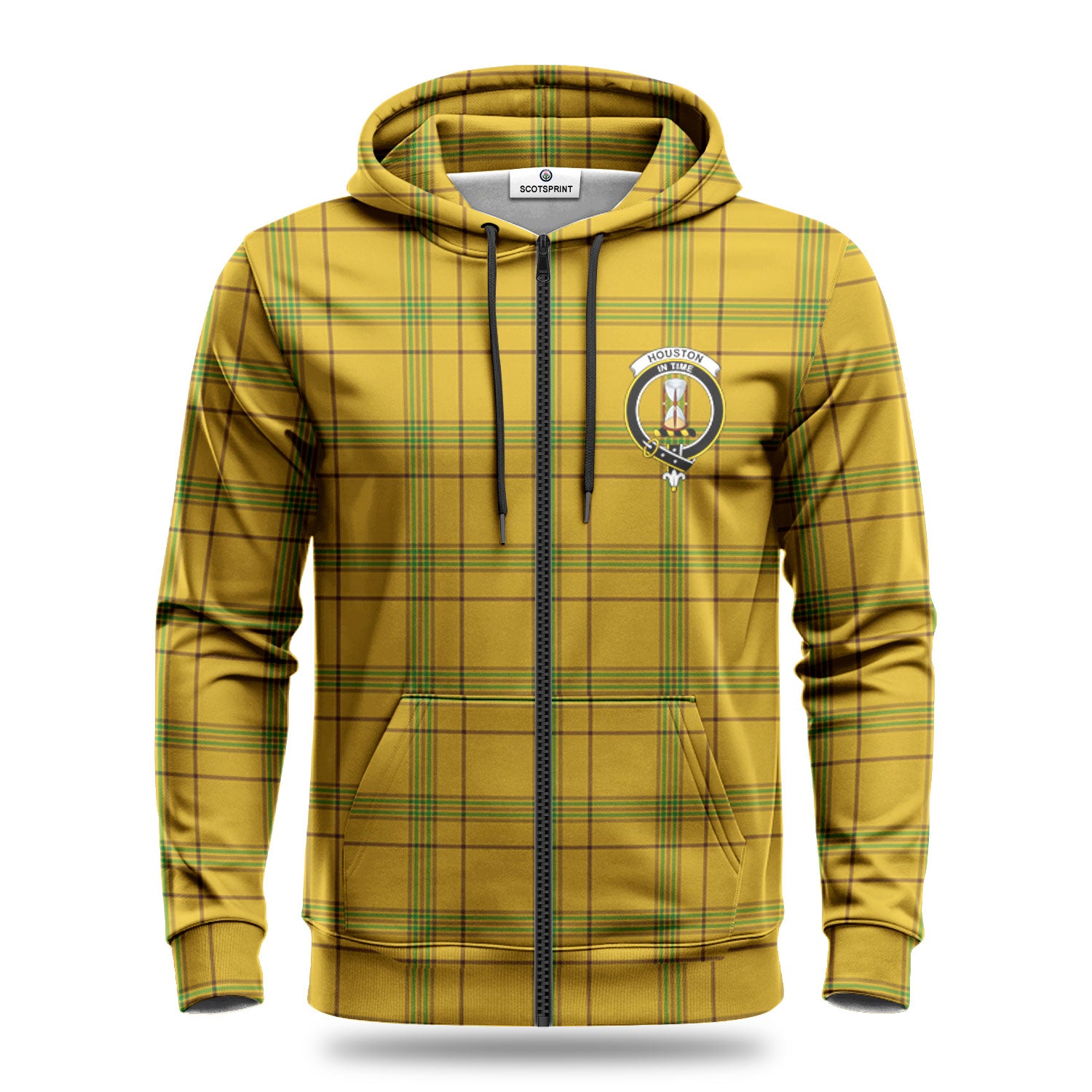 Houston Tartan Crest Hoodie