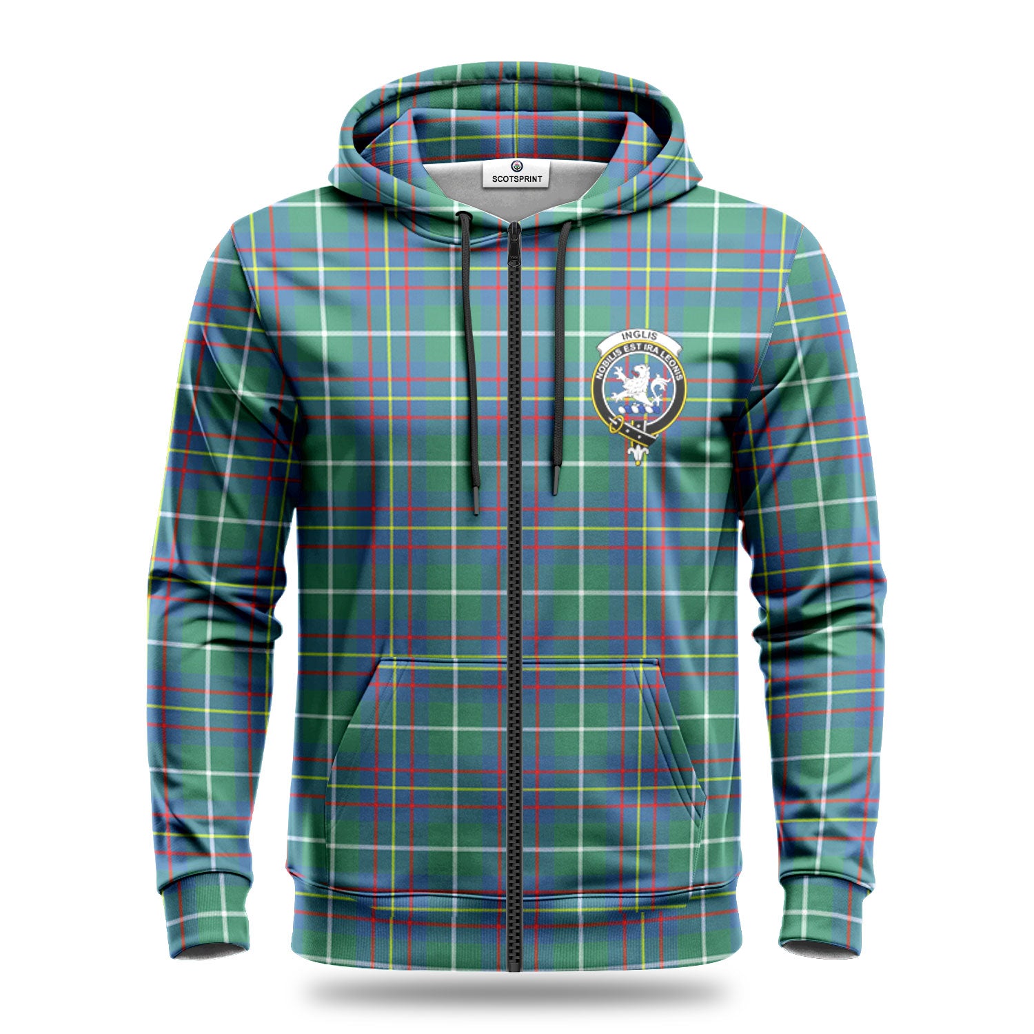 Inglis Ancient Tartan Crest Hoodie