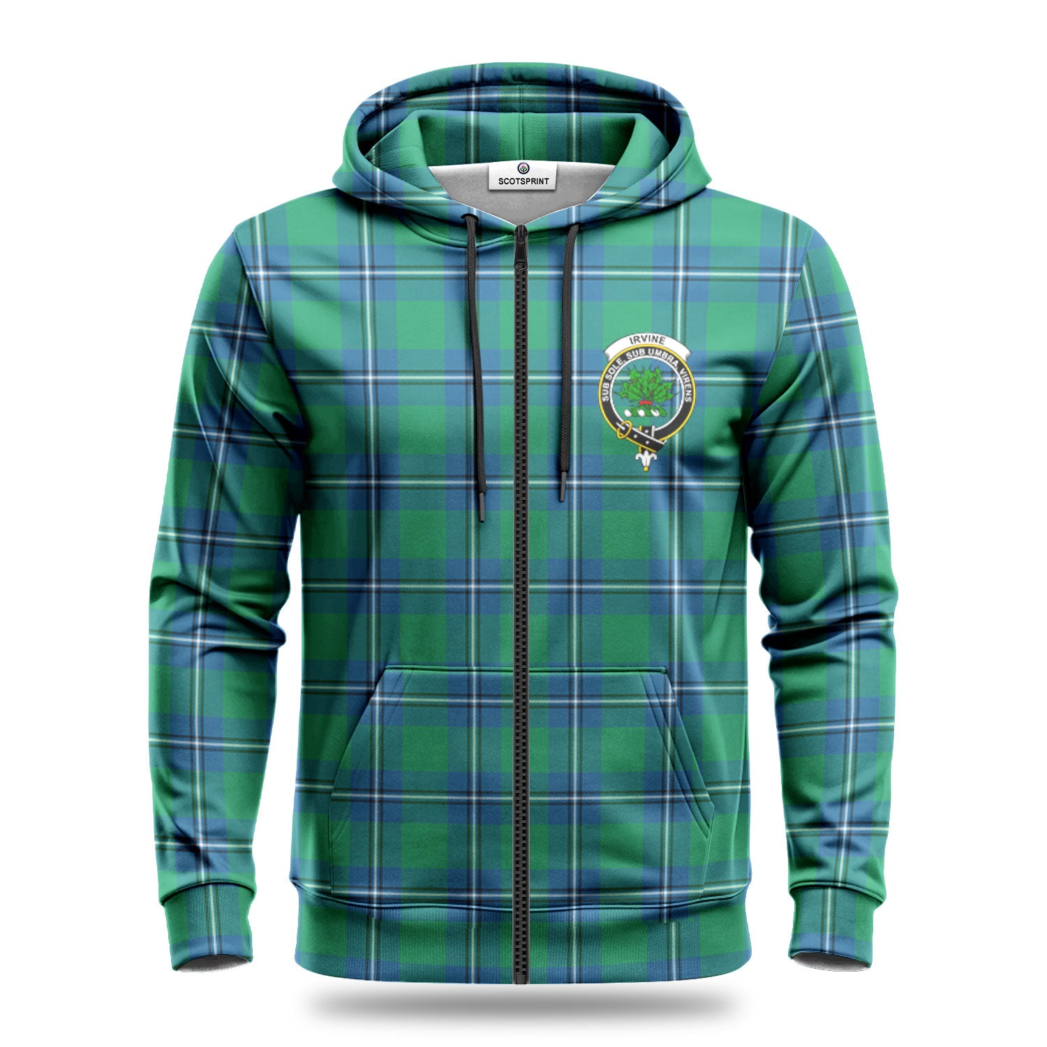 Irvine Ancient Tartan Crest Hoodie