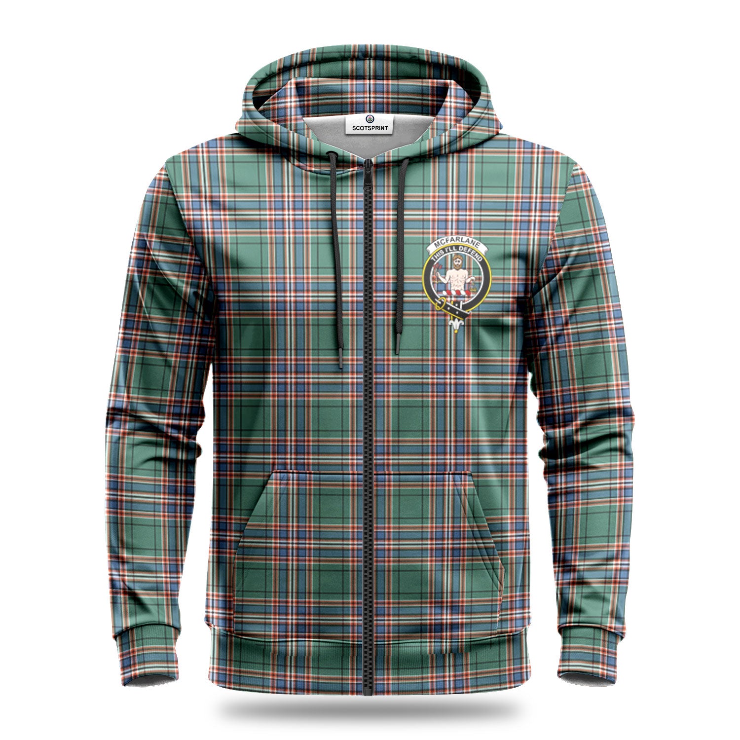 McFarlane Hunting Ancient Tartan Crest Hoodie