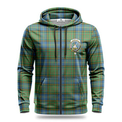 McMillan Hunting Ancient Tartan Crest Hoodie