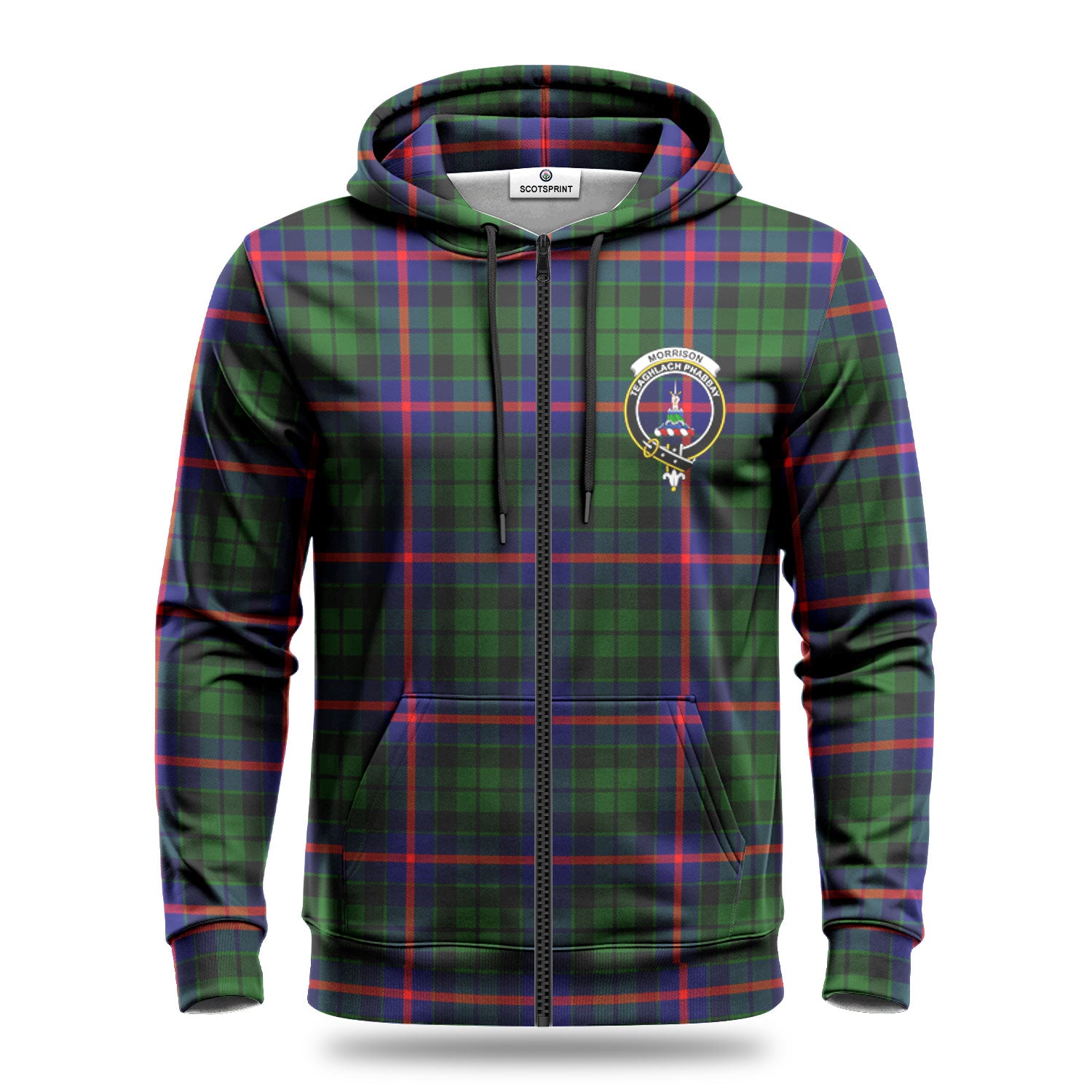 Morrison Modern Tartan Crest Hoodie